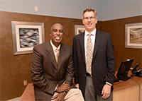 Drs. Said Ibrahim (left) and  Michael Fine (right)