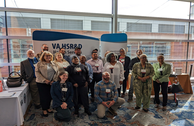   Veteran participants in 2023 VA HSR&D National Meeting