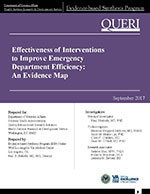 Effectiveness of Interventions to Improve Emergency Department Efficiency: An Evidence Map