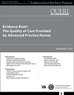 Evidence Brief: The Quality of Care Provided by Advanced Practice Nurses