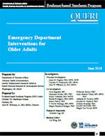 Emergency Department Interventions for Older Adults