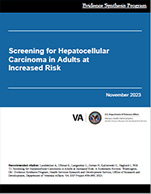  Screening for Hepatocellular Carcinoma in Increased Risk Adults: A Systematic Review