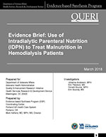 Use of Intradialytic Parenteral Nutrition (IDPN) to Treat Malnutrition in Hemodialysis Patients