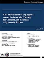 Systematic Review - Cost-effectiveness of Leg Bypass versus Endovascular Therapy for Critical Limb Ischemia: A Systematic Review