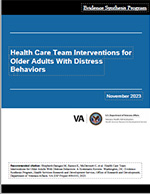  Health Care Team Interventions for Older Adults With Distress Behaviors: A Systematic Review 