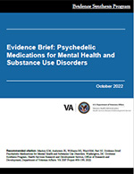 Evidence Brief: Psychedelic Medications for Mental Health and Substance Use Disorders