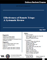 Effectiveness of Remote Triage: A Systematic Review