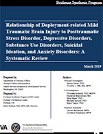 Relationship of Deployment-related Mild Traumatic Brain Injury to Posttraumatic Stress Disorder, Depressive Disorders, Substance Use Disorders, Suicidal Ideation, and Anxiety Disorders: A Systematic Review