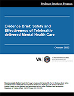 Evidence Brief: Safety and Effectiveness of Telehealth-delivered Mental Health Care   