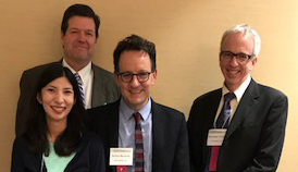  from left to right - Sonya Gabrielian, MD, MPH;  Alex Young, MD; Stefan Kertesz, MD, MSc; Tom O'Toole, MD