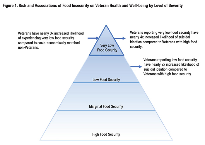 Risk and Associations of Food Insecurity on Veteran Health and Well-being by Level of Severity