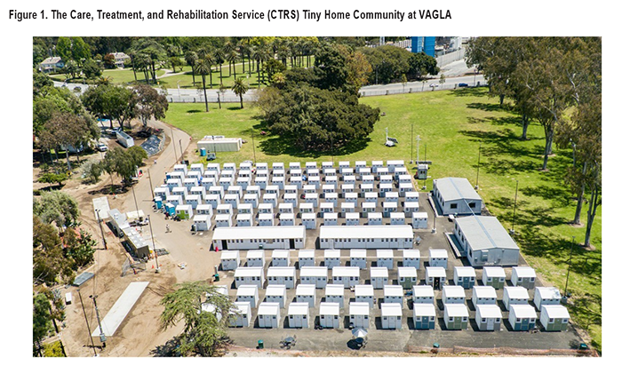 Figure 1. The Care, Treatment, and Rehabilitation Service (CTRS) Tiny Home Community at VAGLA